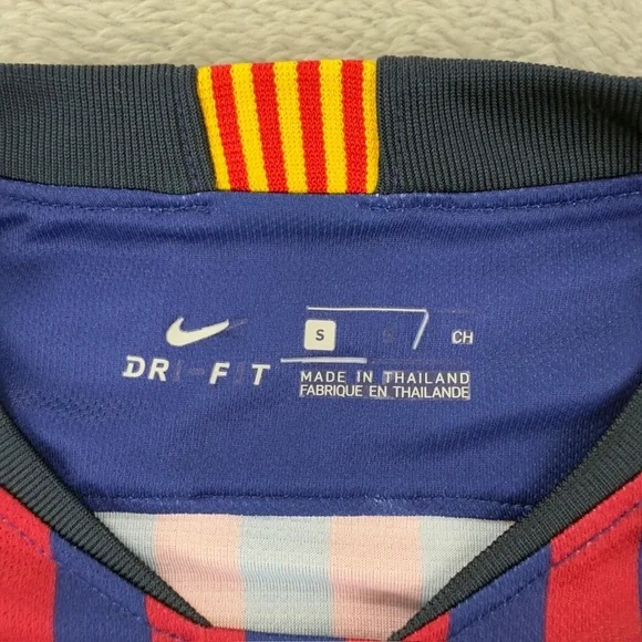 Nike Dri-Fit FC Barcelona Jersey Messi #10 Youth Small - Picture 5 of 11